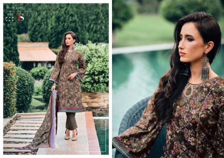 Deepsy Bin Saeed 5 Lawn Collection Pakistani Suits
